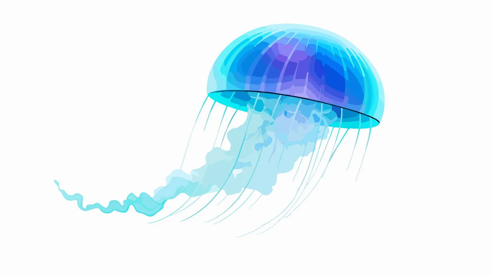 Vibrant Medusa on White Background — free download from Dotvec