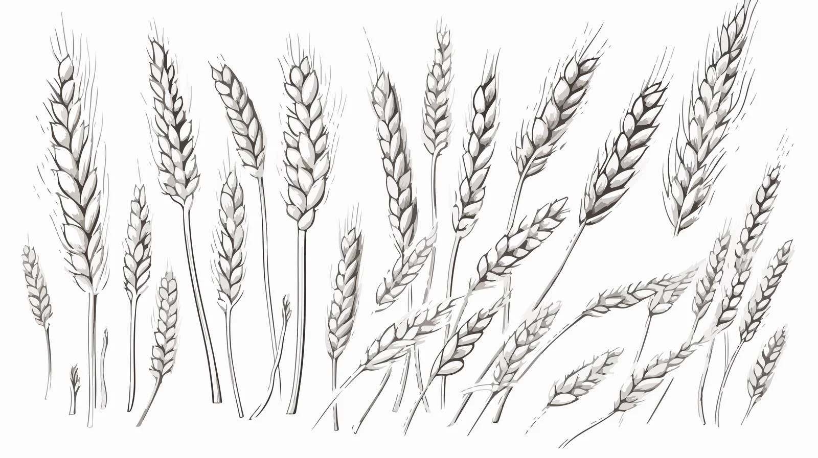 Assorted Grains and Cereal Plants — free download from Dotvec