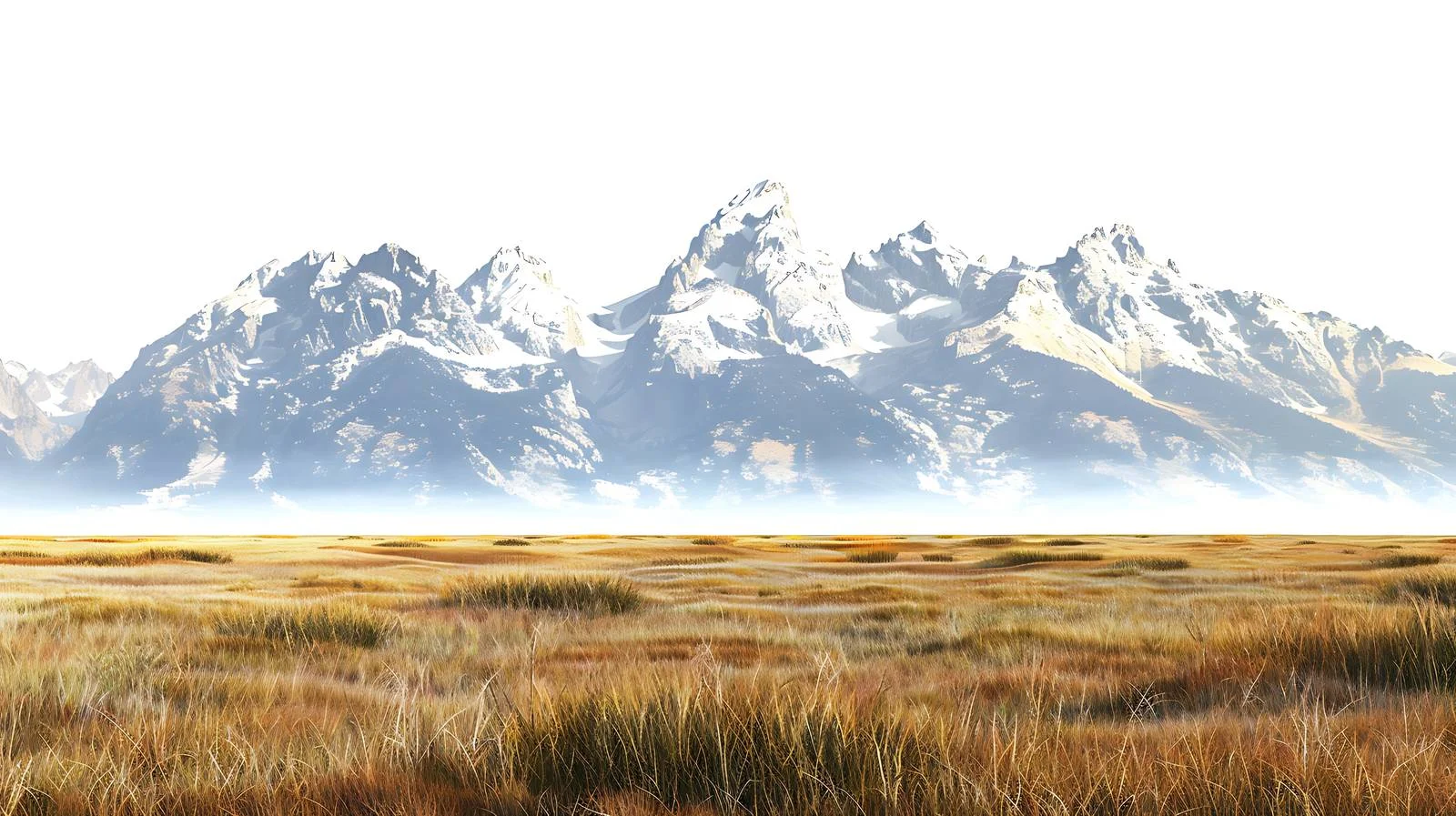Majestic Grand Teton Range Over Wyoming Meadows — free download from Dotvec