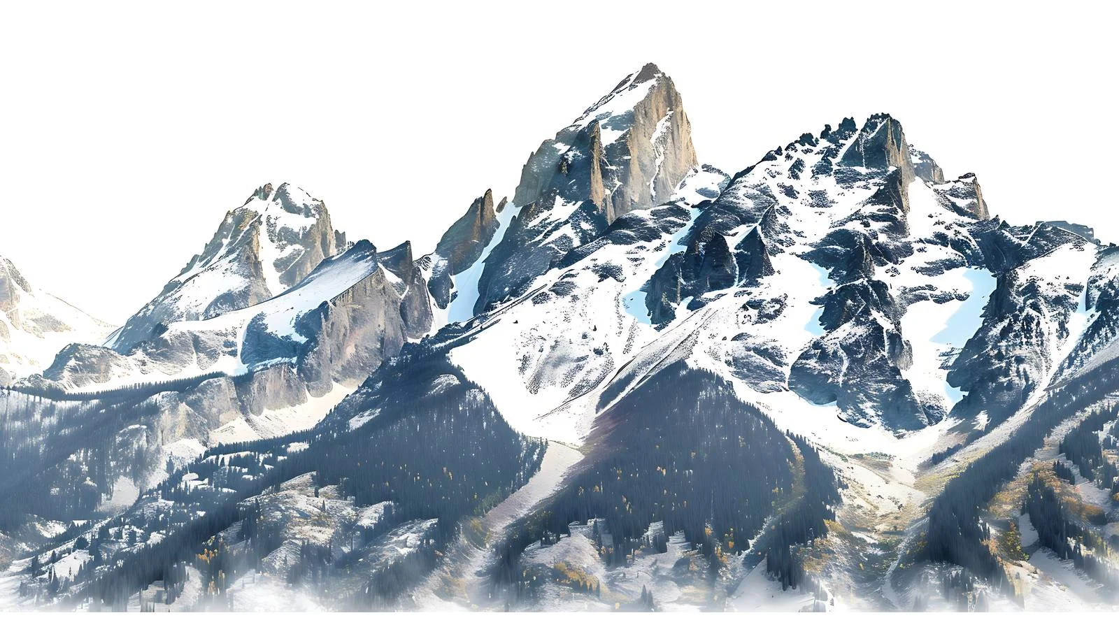 Morning Glow on Grand Teton Mountains — free download from Dotvec