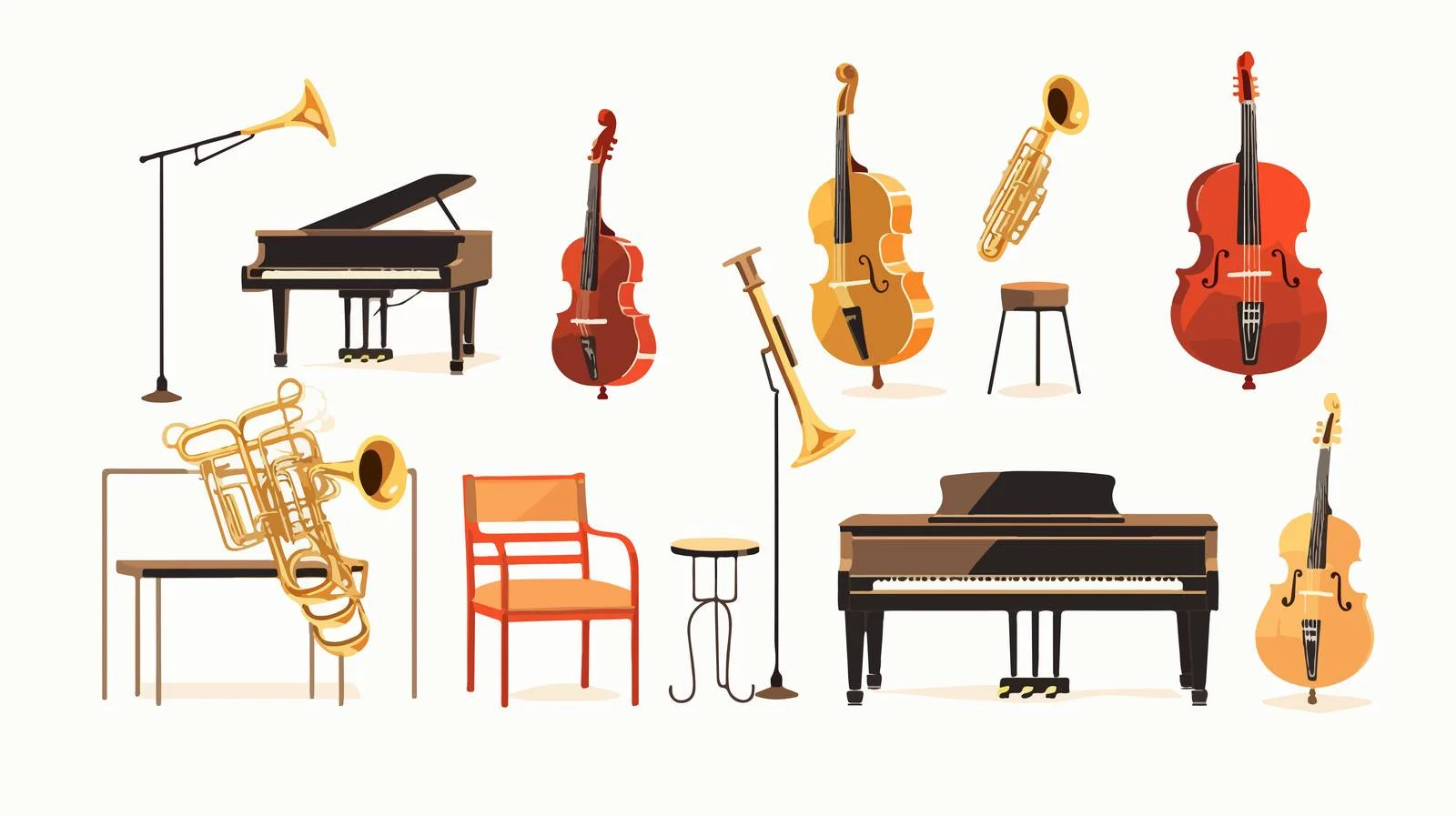 Elegant Jazz Ensemble with Various Instruments — free download from Dotvec