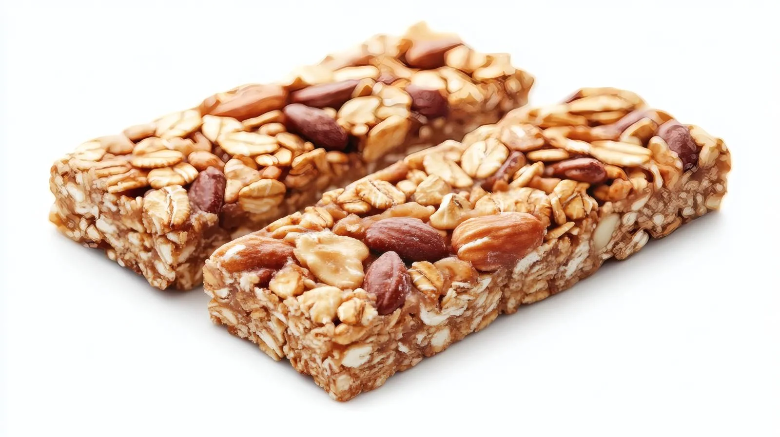 Nutritious Granola Bars on White Background — free download from Dotvec