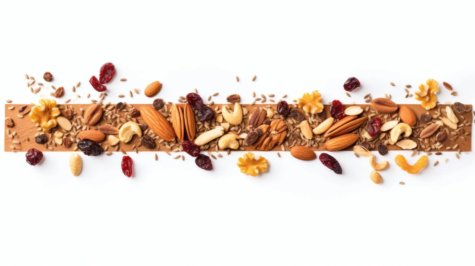 Granola Bar Border on White Background — free download from Dotvec