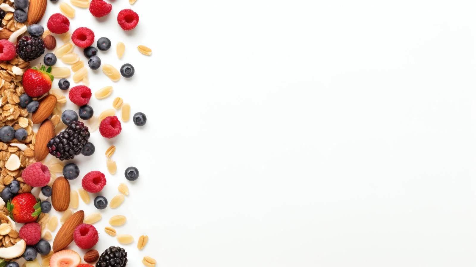 Granola Frame on White Background — free download from Dotvec