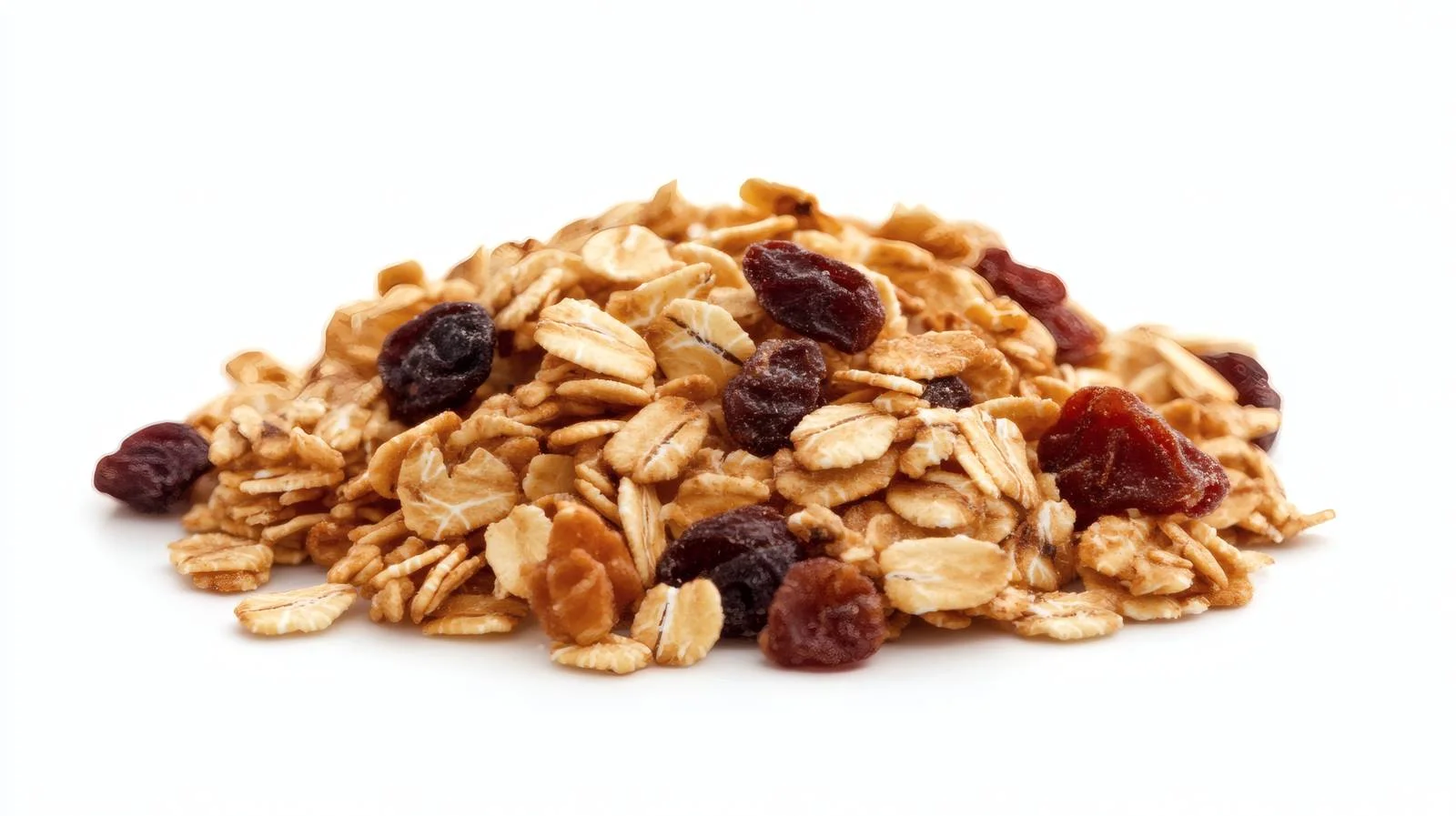 Crunchy Granola on White Background — free download from Dotvec