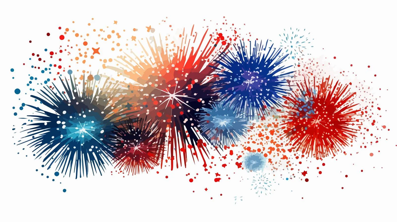 New Year Fireworks Celebration Design — free download from Dotvec
