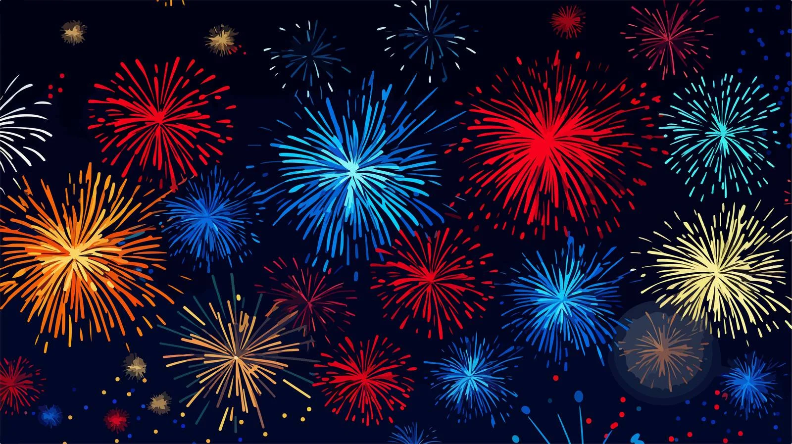 Festive Fireworks Celebration Design — free download from Dotvec