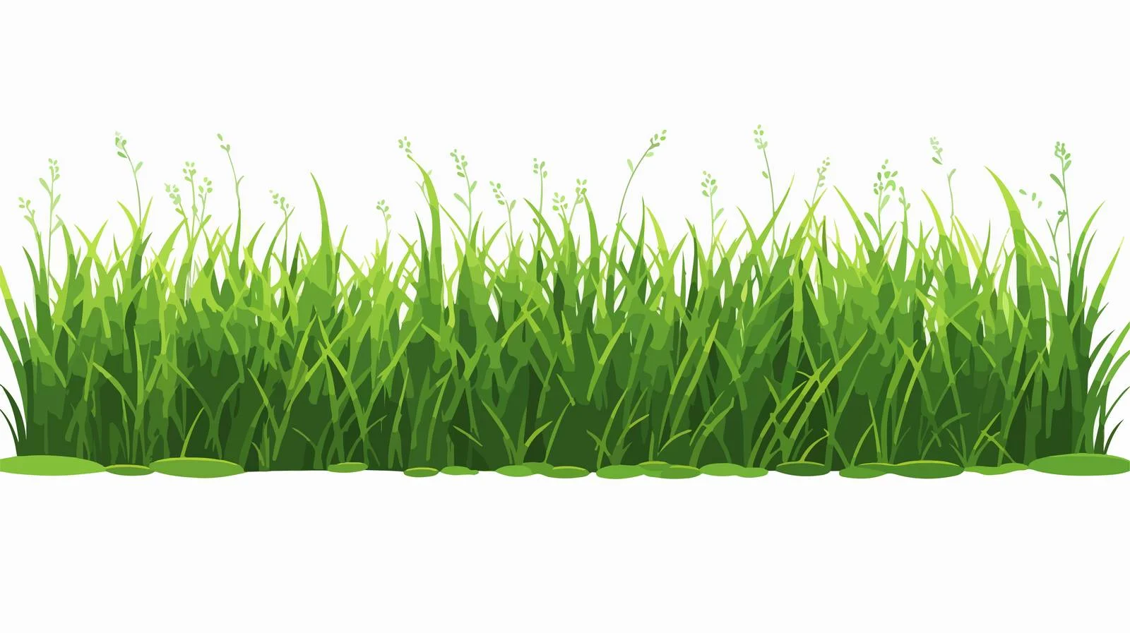 Beautiful Green Grass Rows Pattern — free download from Dotvec