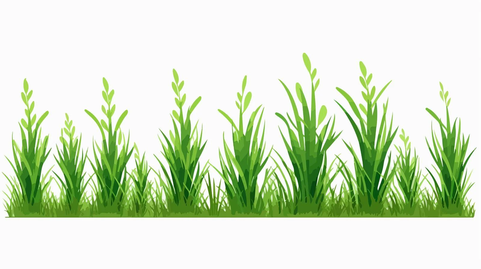 Green Grass Rows Arrangement — free download from Dotvec