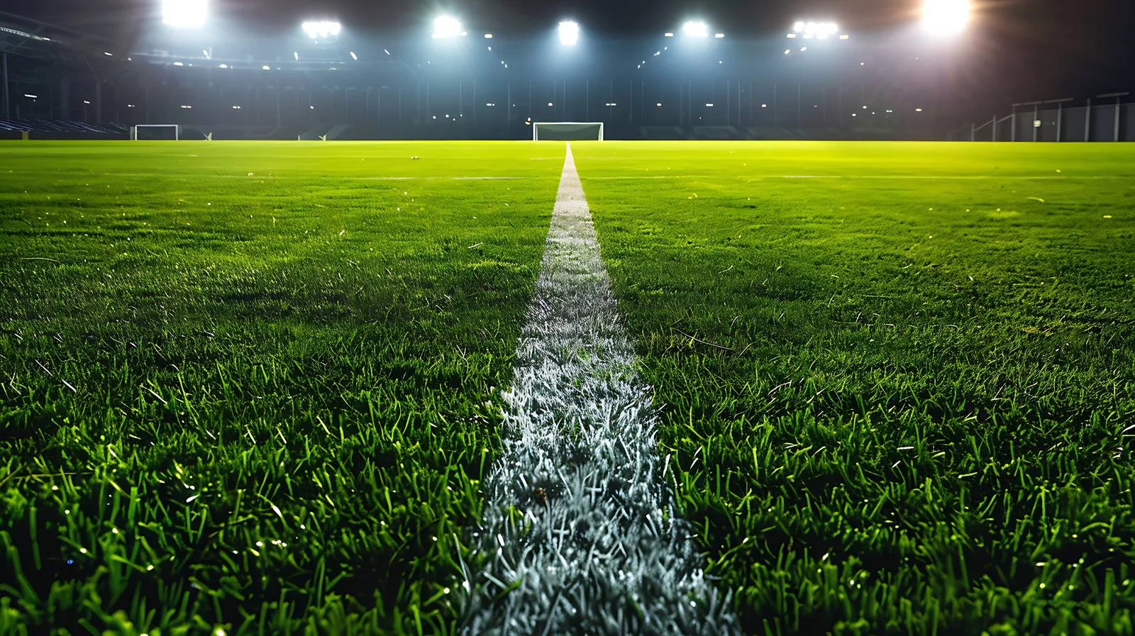 Sleek Athletic Field with White Stripe — free download from Dotvec