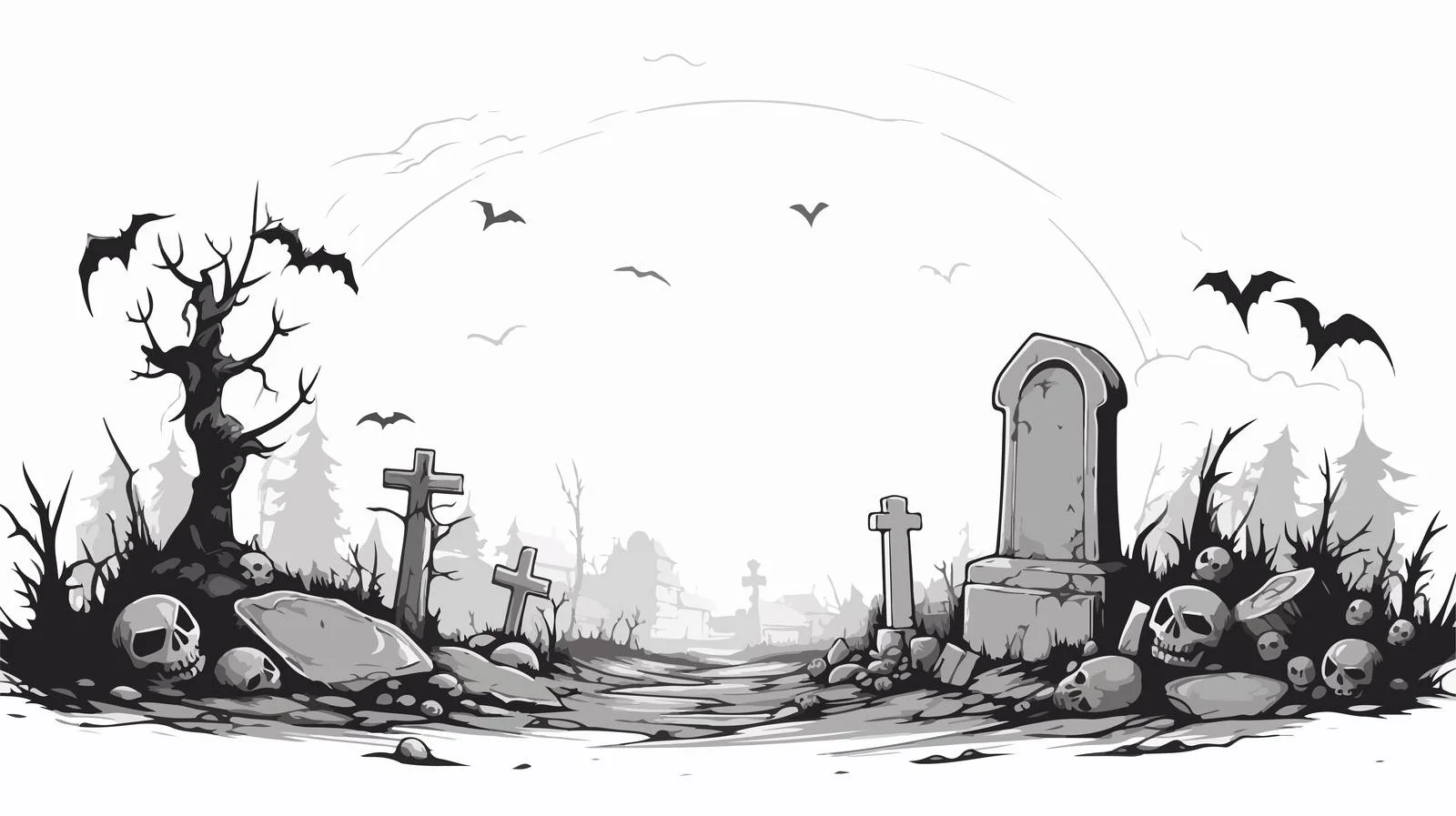 Vintage Grave Vector Illustration — free download from Dotvec