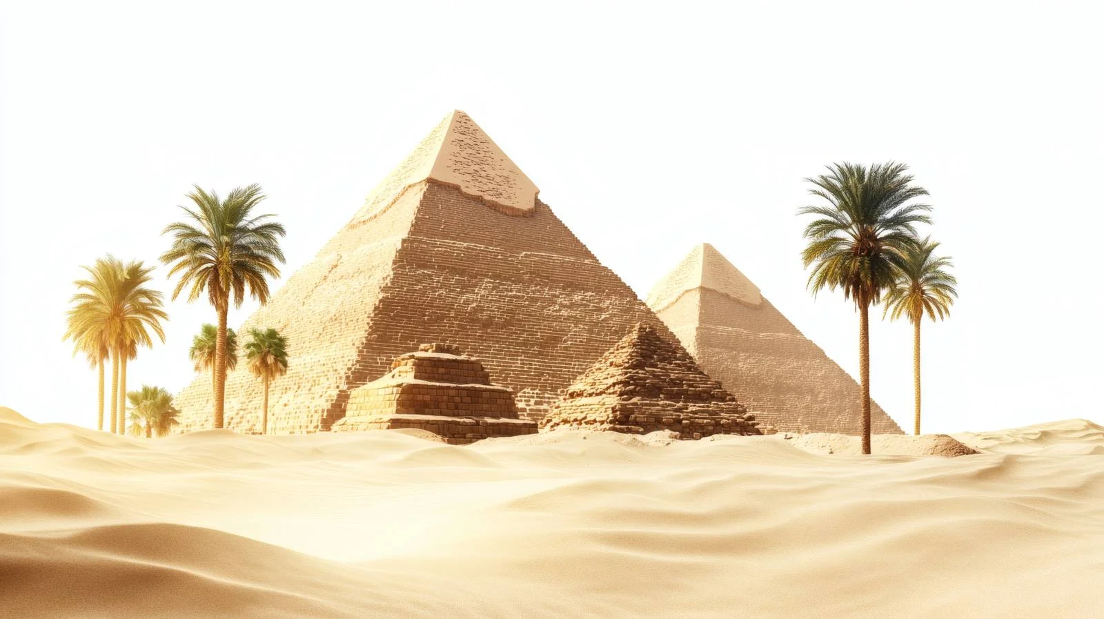 Iconic Giza Pyramid and Desert Landscape — free download from Dotvec
