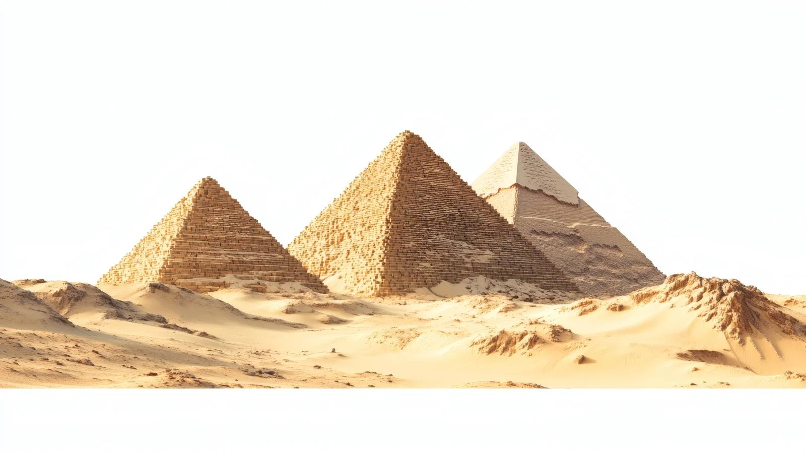 Iconic Giza Pyramid and Isolated Desert — free download from Dotvec