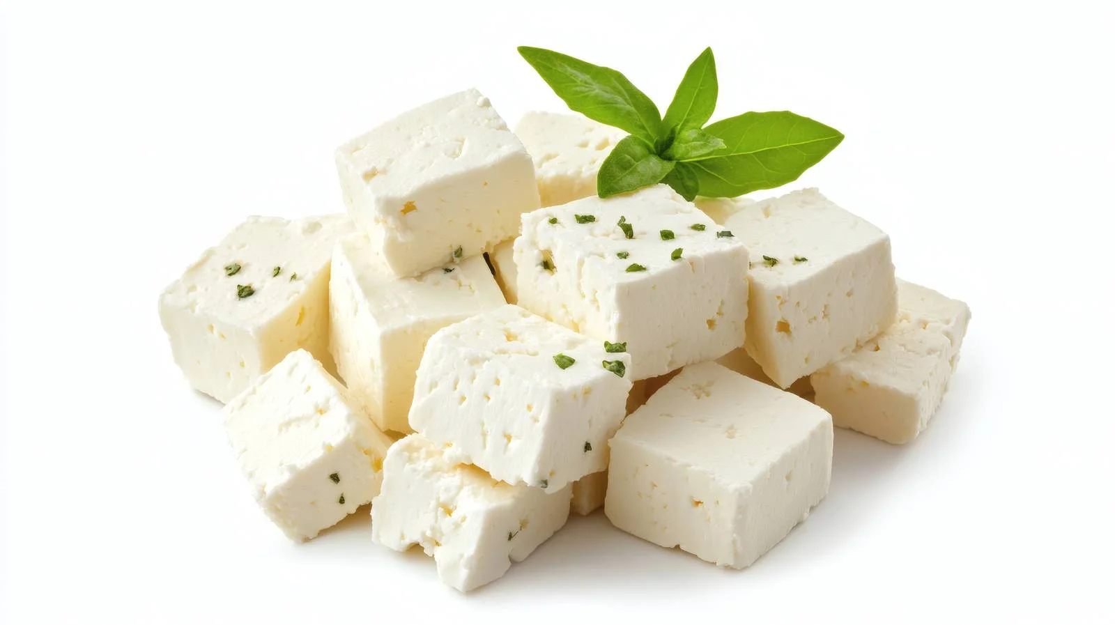 Premium Greek Feta Cheese on White — free download from Dotvec