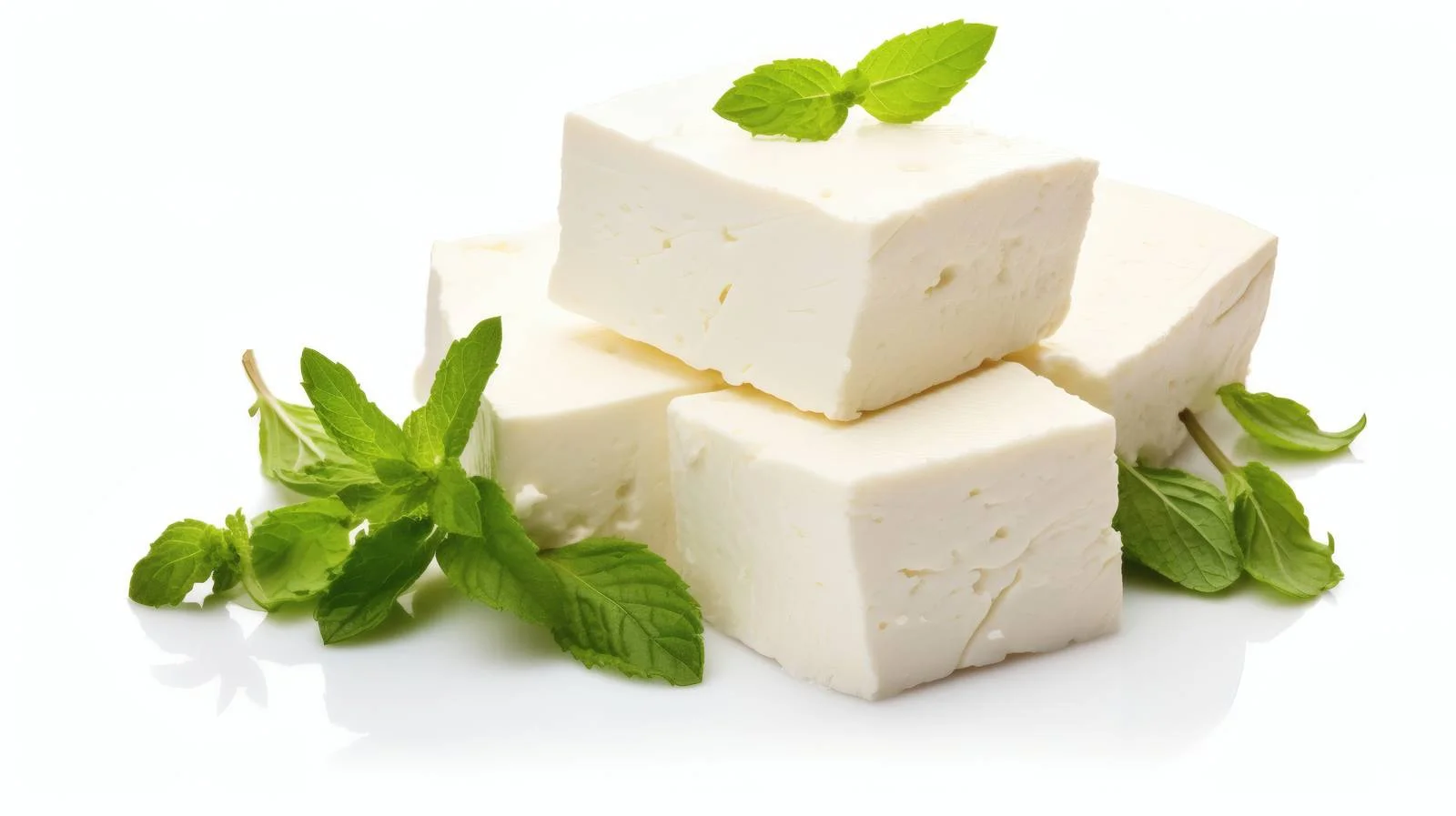 Premium Greek Feta Cheese on White — free download from Dotvec