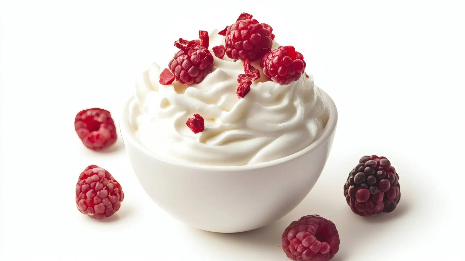 Creamy Greek Yogurt on White Background — free download from Dotvec