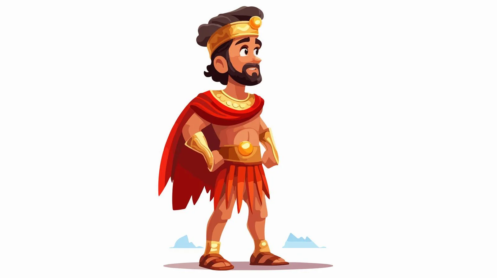 Greek Cartoon Vector Illustration — free download from Dotvec