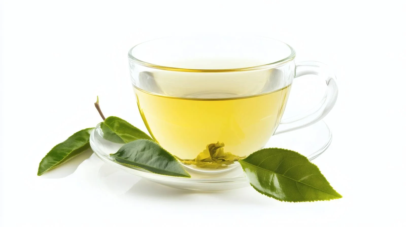 Vibrant Green Tea on White Background — free download from Dotvec