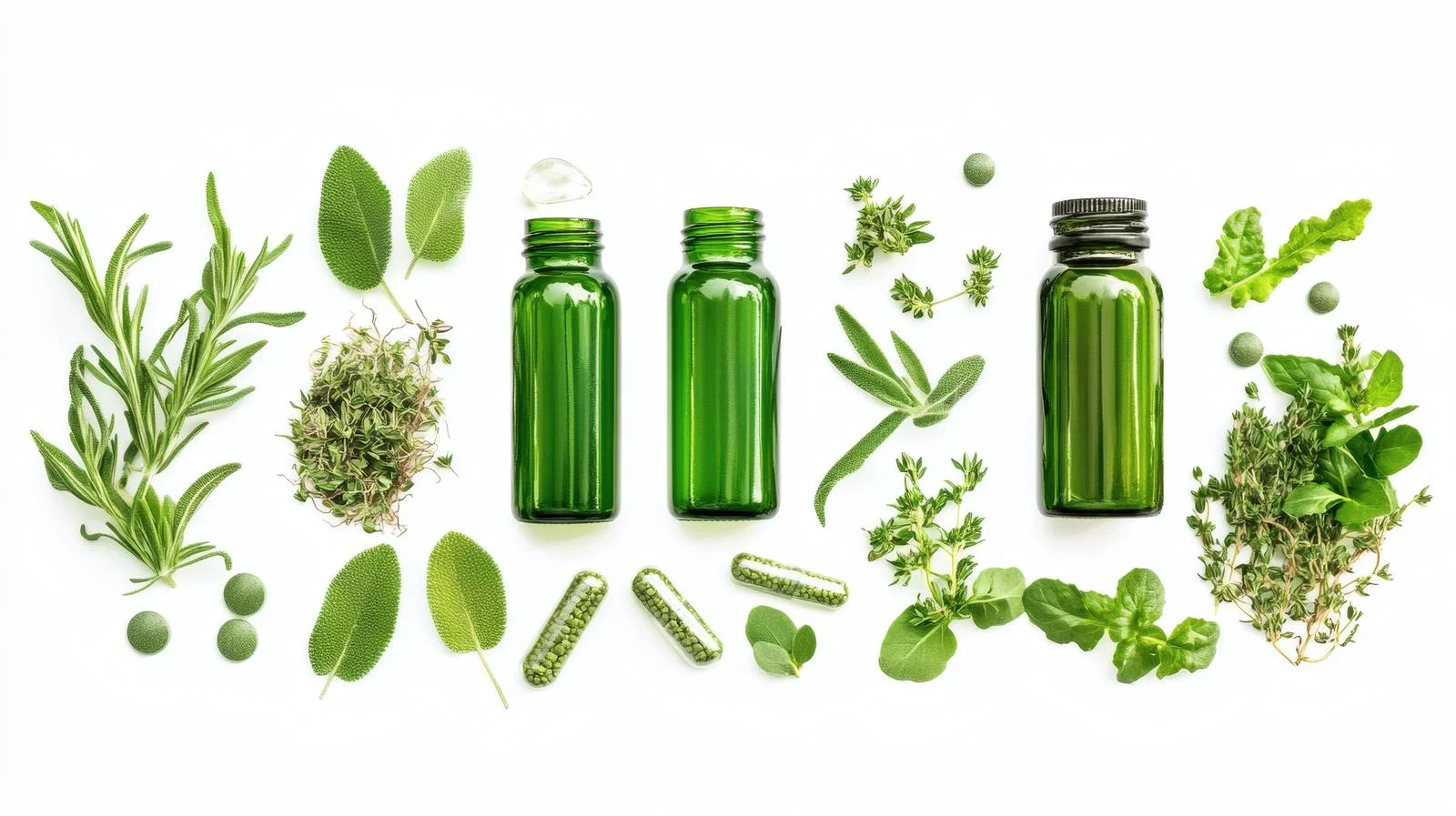 Organic Herbal Extract Green Food Supplement — free download from Dotvec