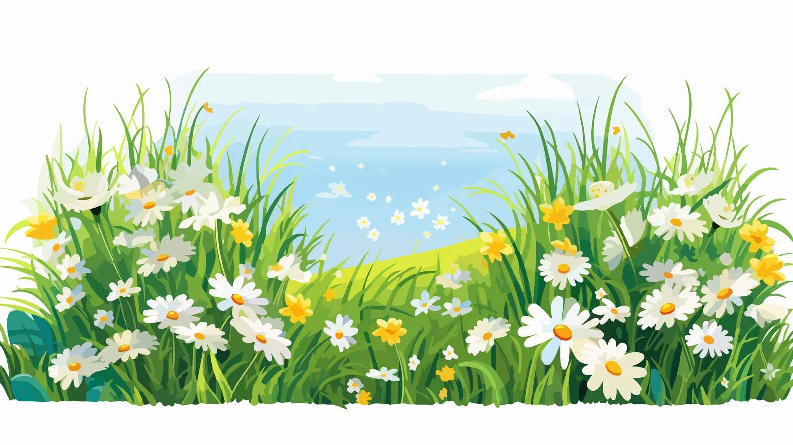 Spring Greenery Stock Vector Illustration — free download from Dotvec