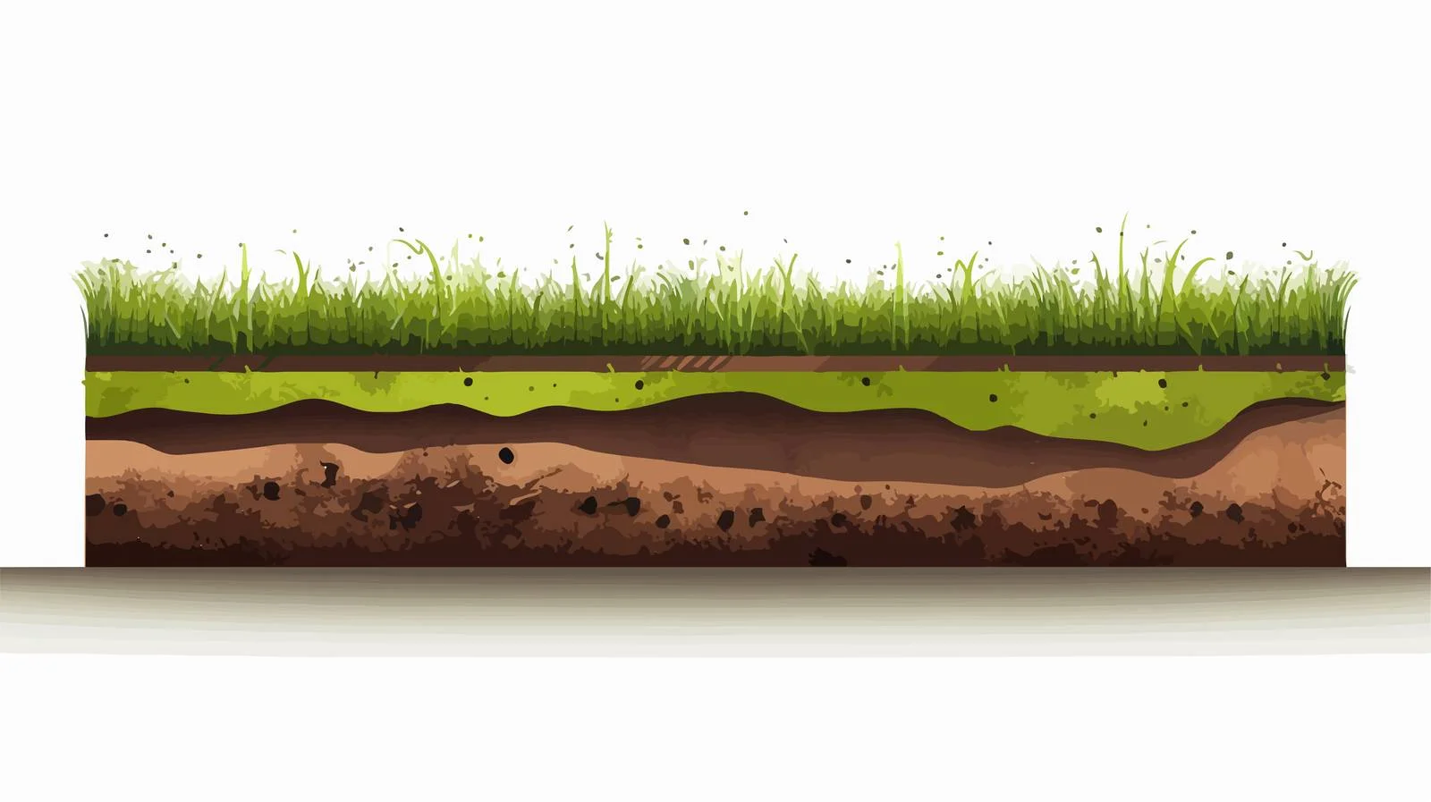 Seamless Green Grass and Ground Layers — free download from Dotvec