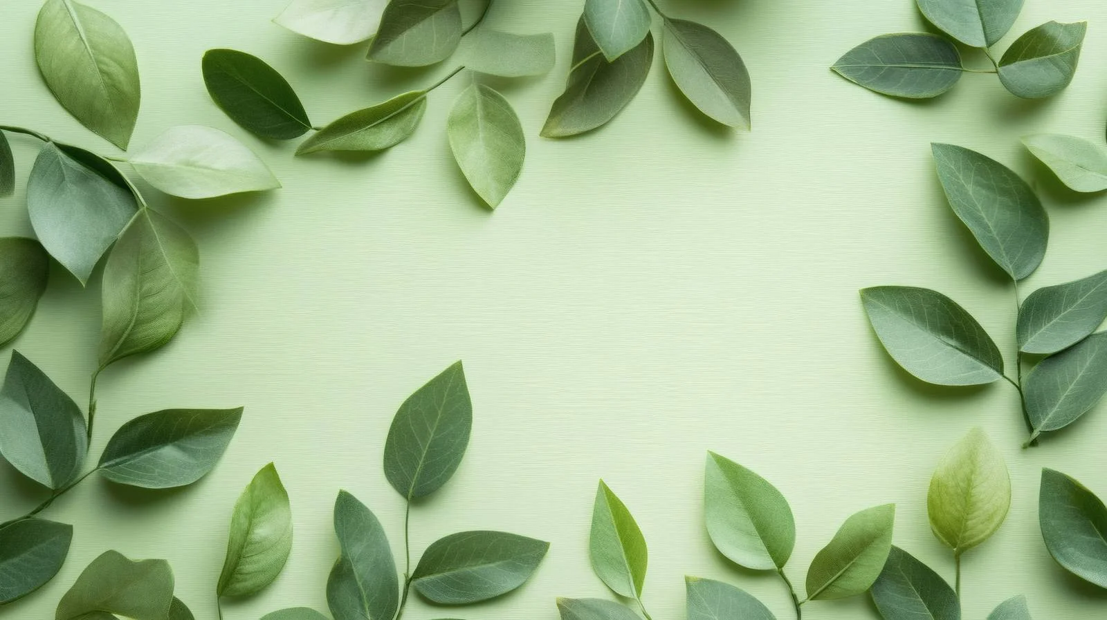 Vibrant Green Foliage on White Background — free download from Dotvec