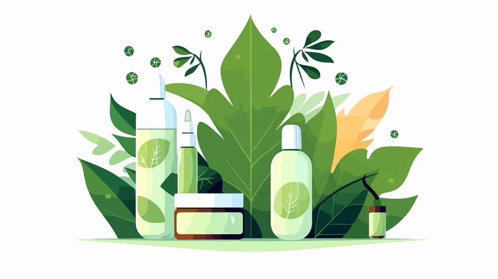 Sustainable Vegan Beauty Products Collection — free download from Dotvec