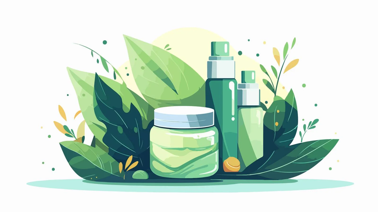 Sustainable Green Cosmetics. Ethical Vegan Skincare — free download from Dotvec