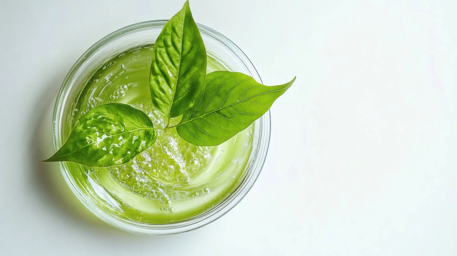 Botanical Leaf and Gel in Laboratory Setting — free download from Dotvec