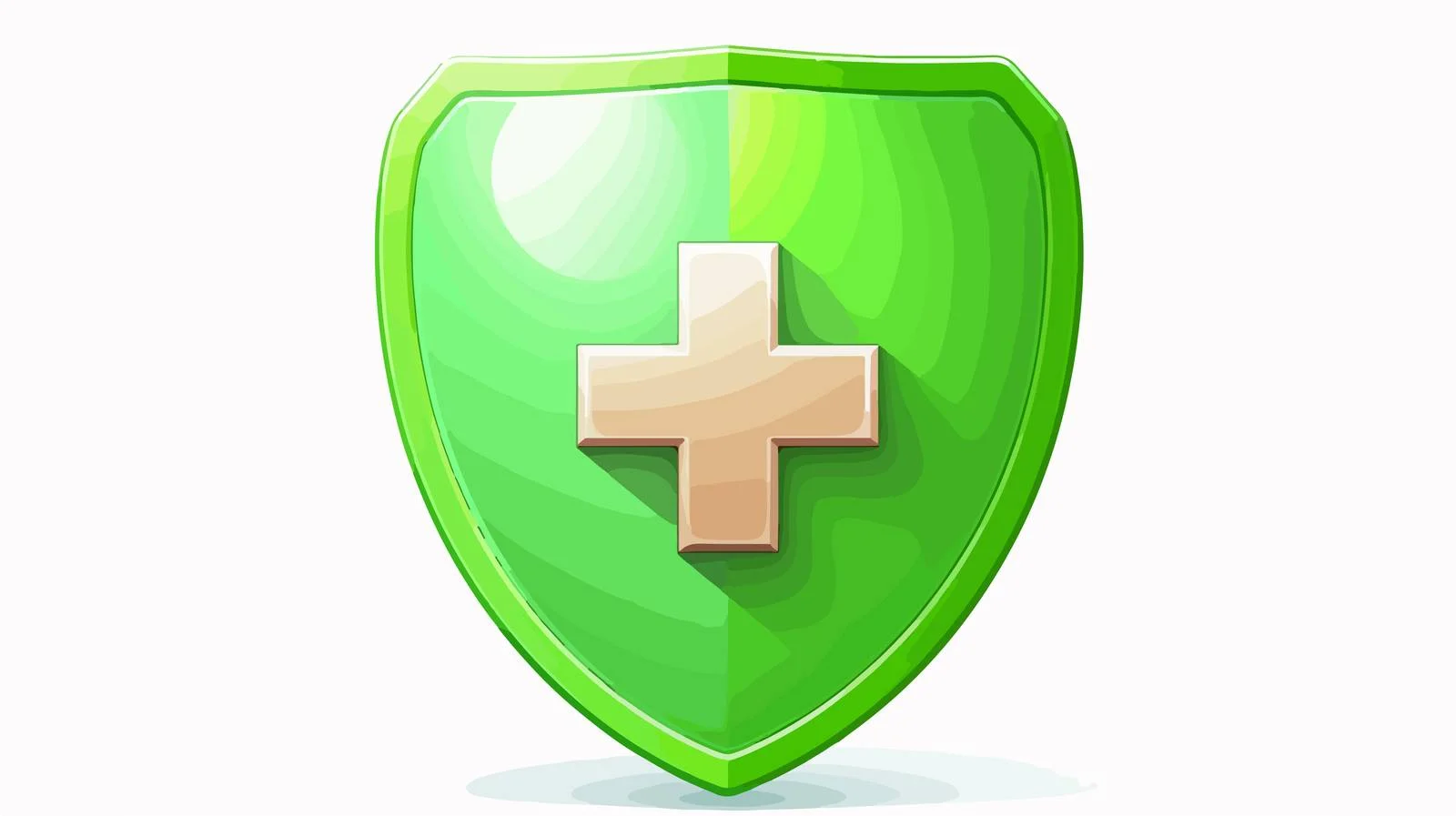 Protective Shield with Plus Sign — free download from Dotvec