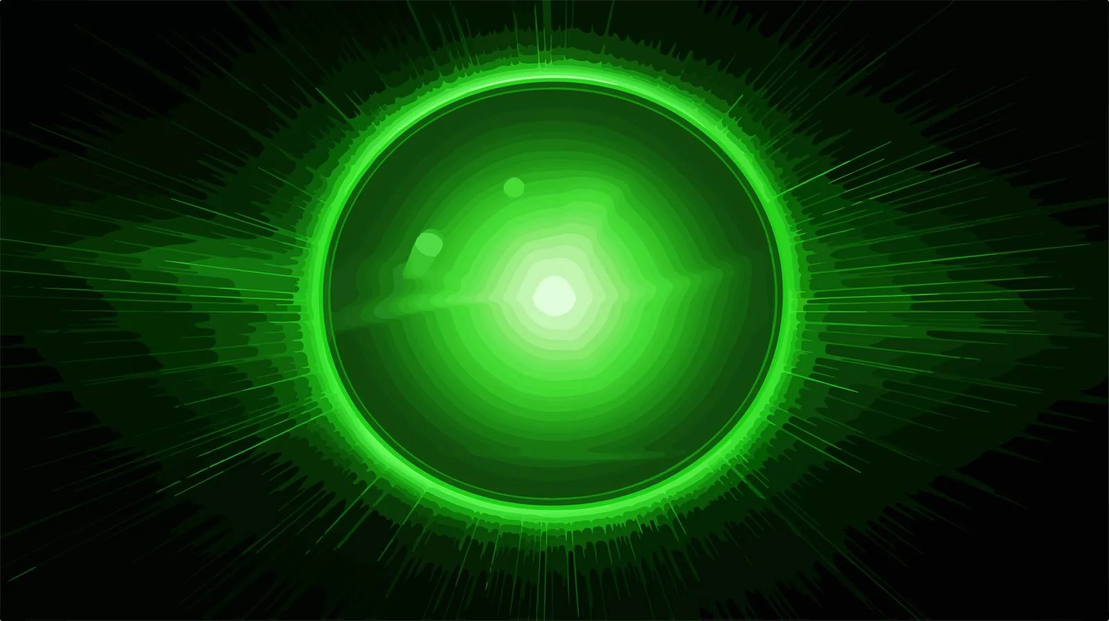 Radiant Green Circle Background — free download from Dotvec
