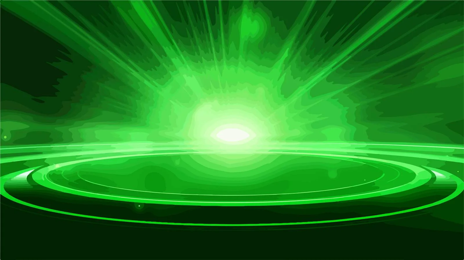 Radiant Green Circle Background — free download from Dotvec