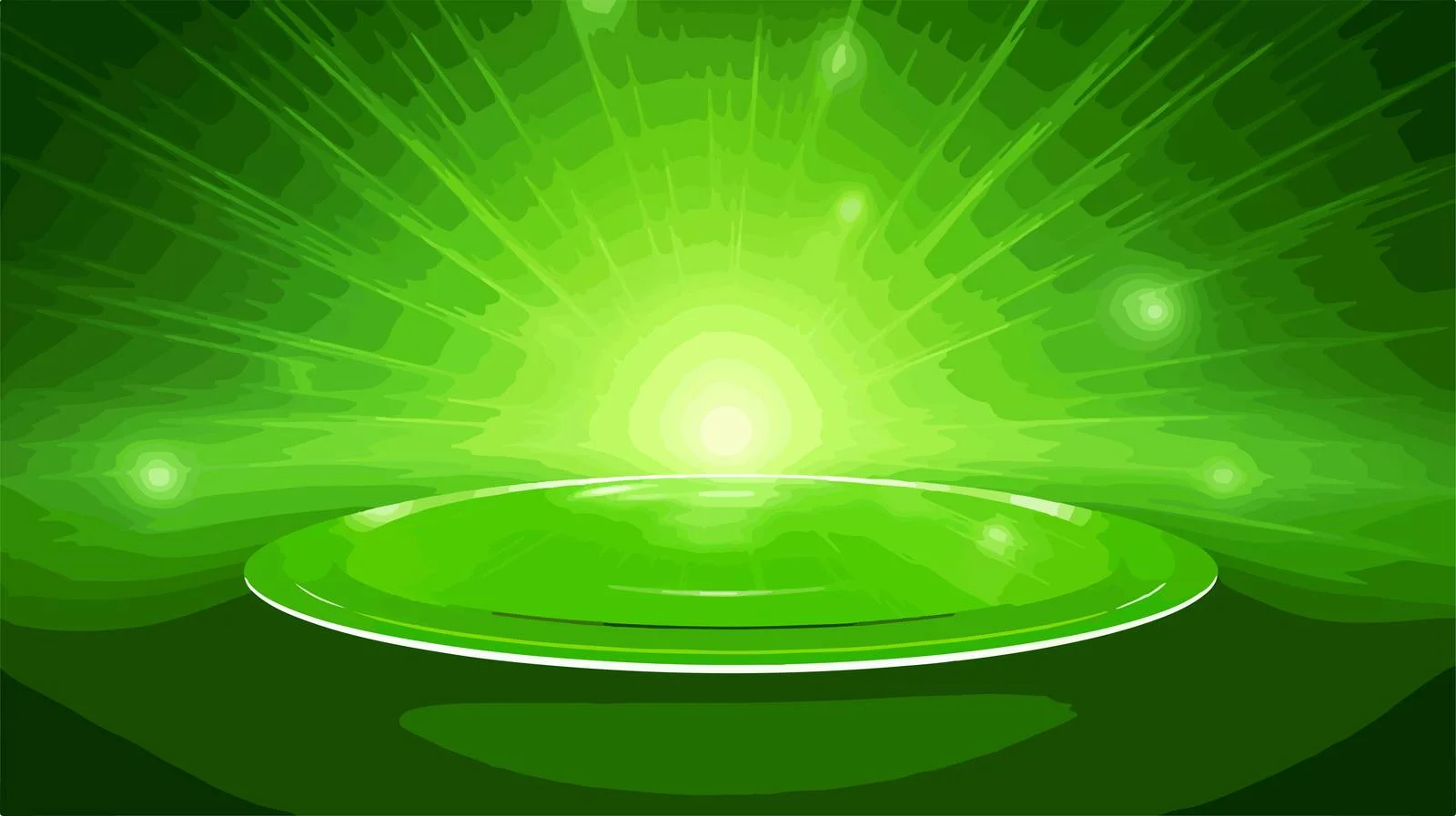 Radiant Green Circle Background — free download from Dotvec
