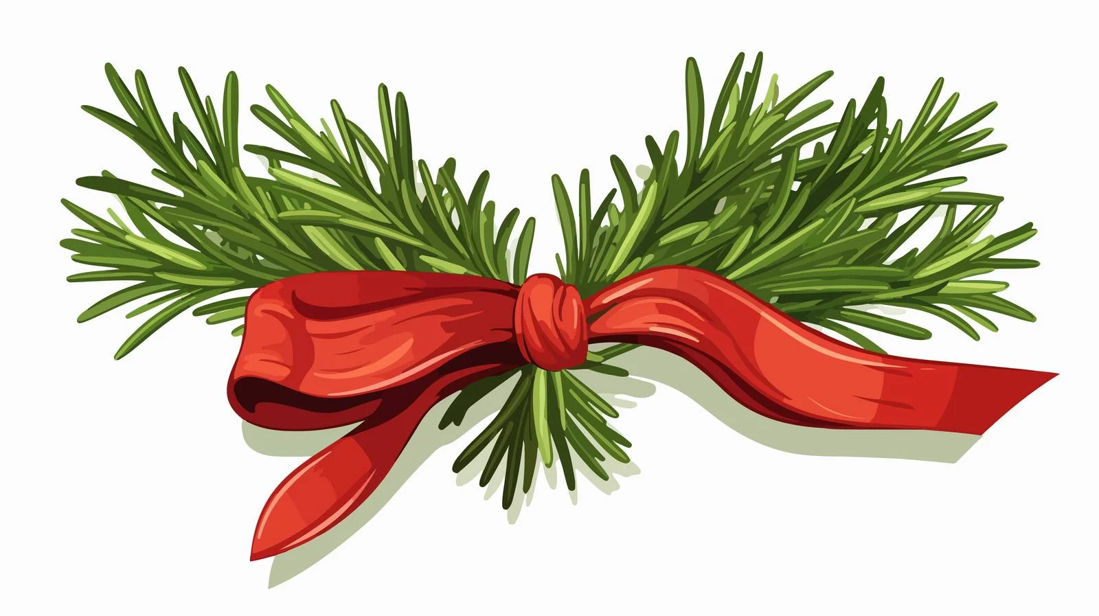 Fresh Rosemary Herb Bunch Vector Illustration — free download from Dotvec