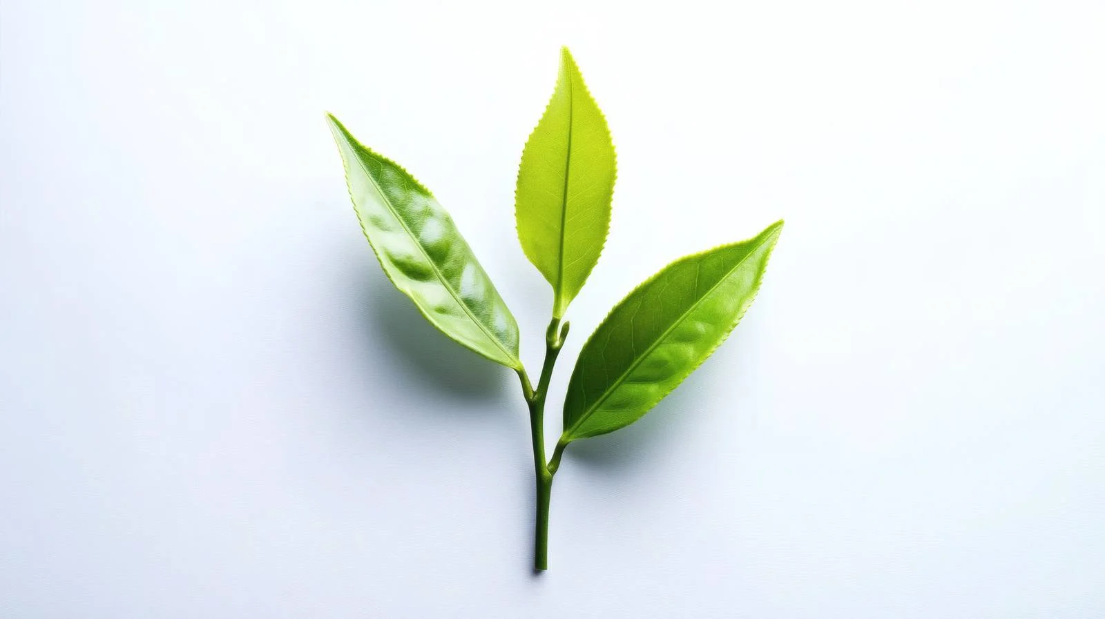 Premium Green Tea on White Background — free download from Dotvec