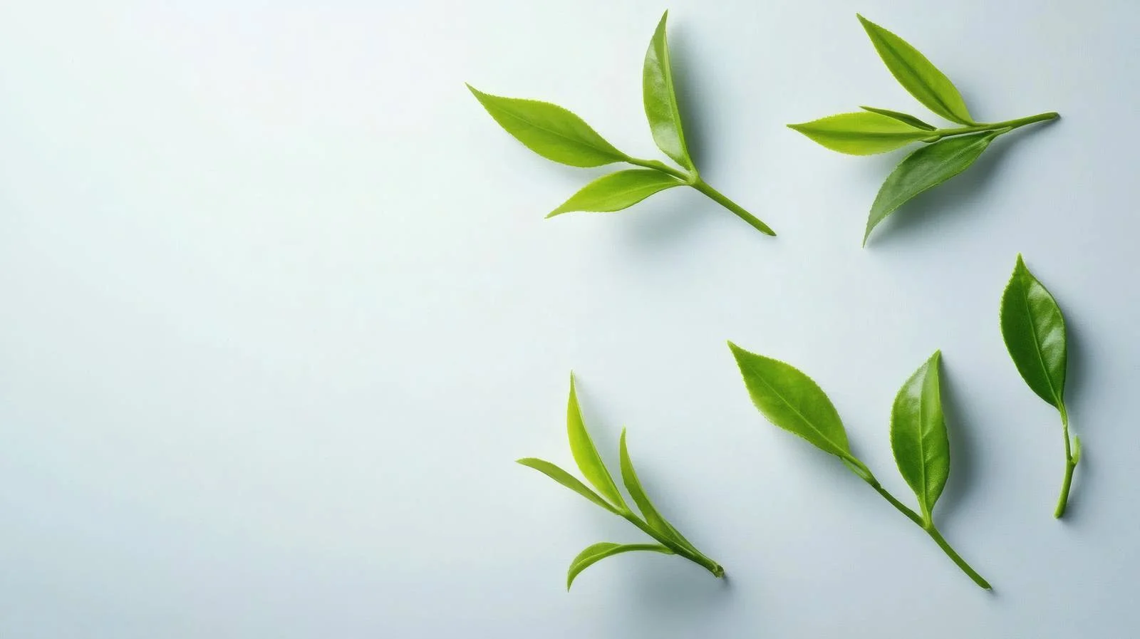 Premium Green Tea on White Background — free download from Dotvec