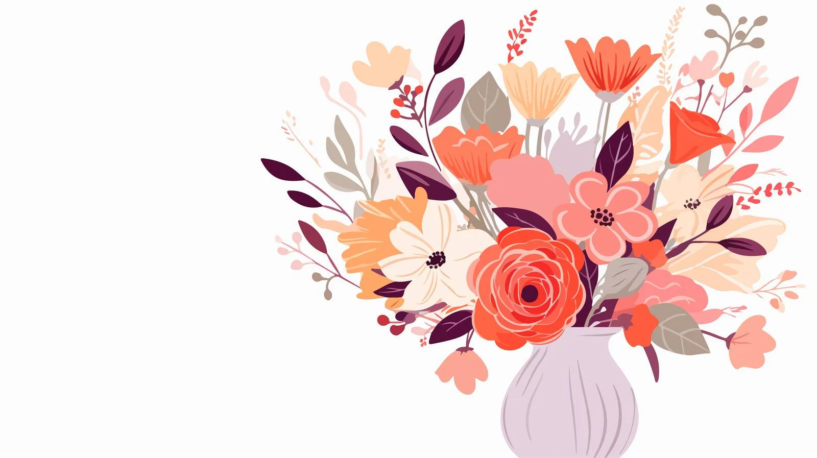 Elegant Floral Greeting Card Template — free download from Dotvec