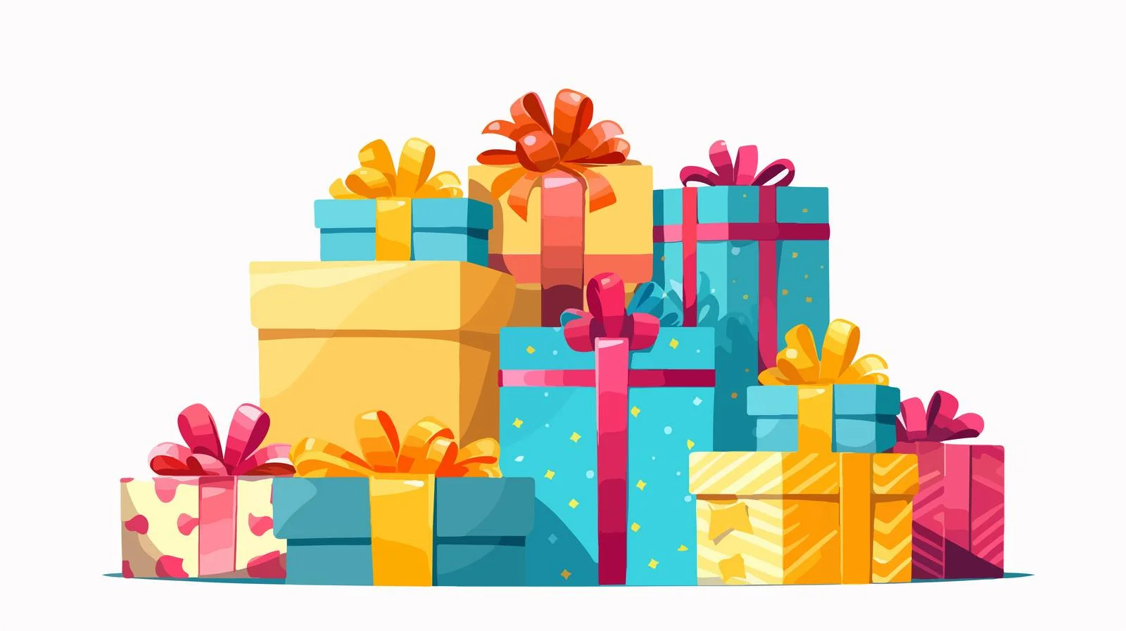 Elegant Happy Birthday Greeting Card Template — free download from Dotvec