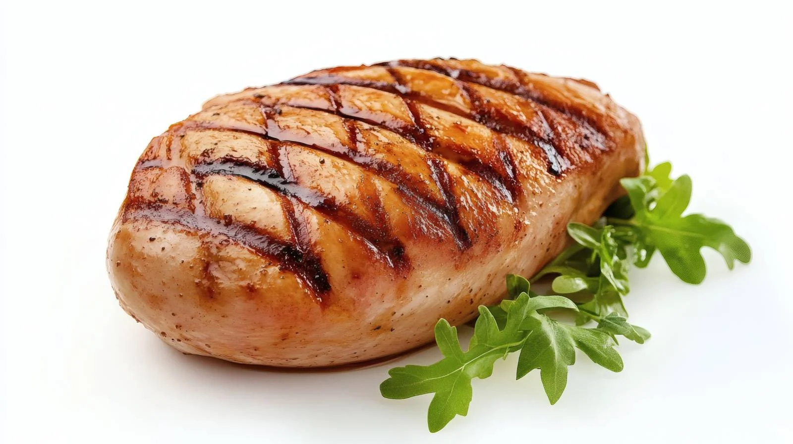 Juicy Grilled Turkey Breast on White — free download from Dotvec