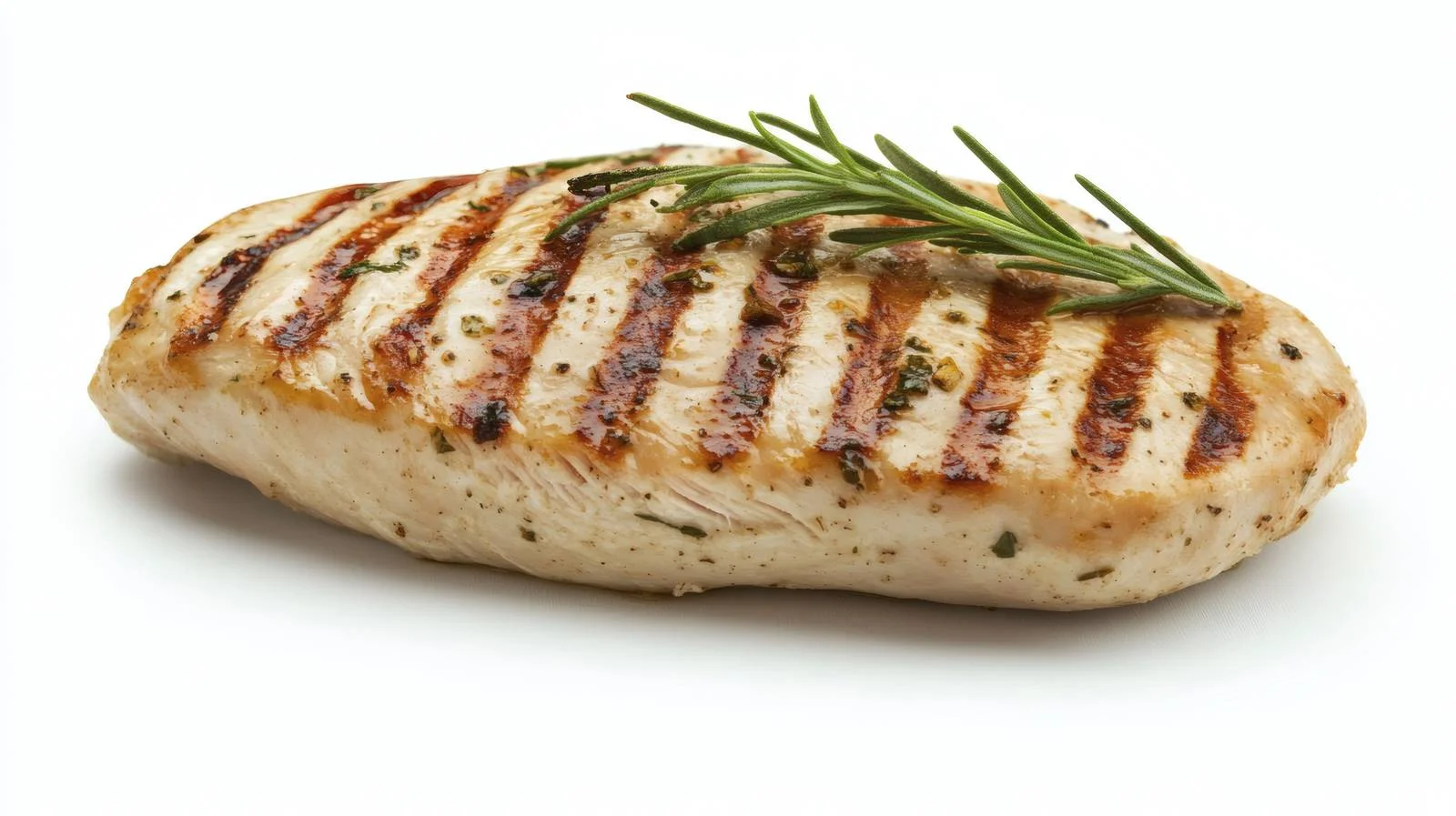 Succulent Grilled Turkey Breast on White — free download from Dotvec