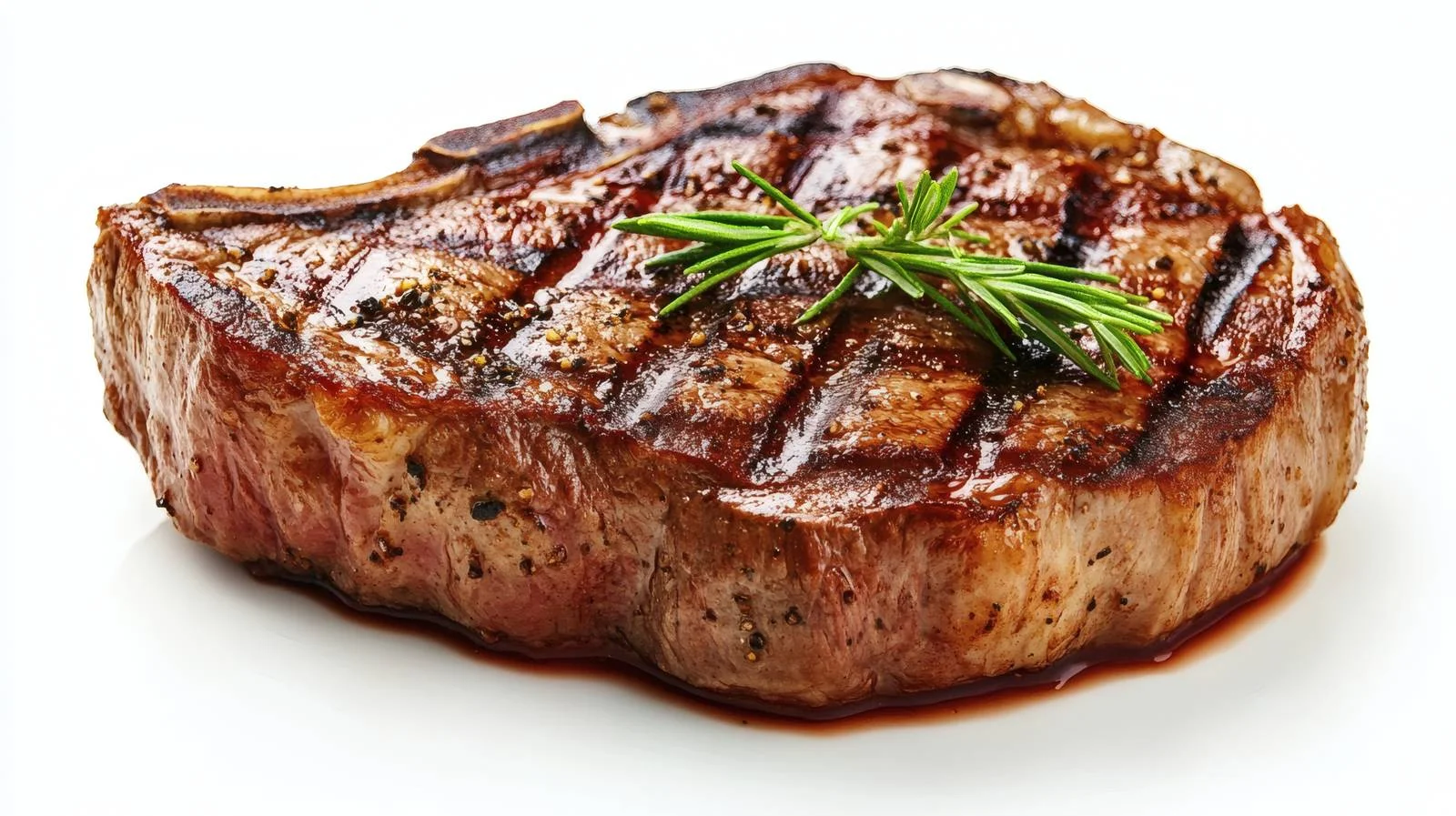 Succulent Grilled Beef Steak on White — free download from Dotvec