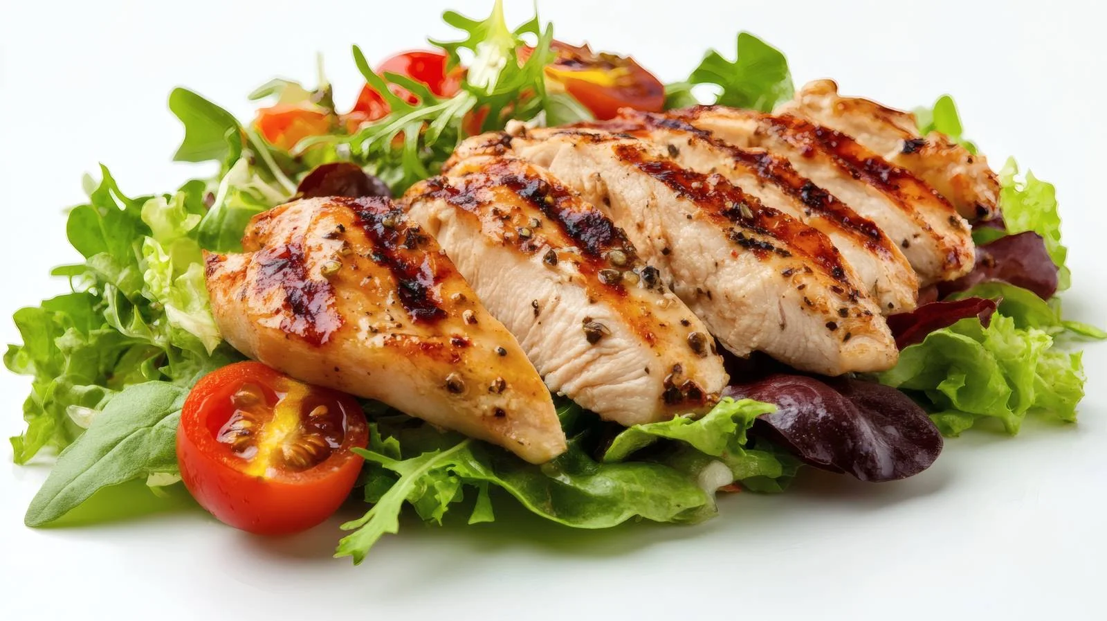 Succulent Grilled Chicken and Crisp Salad — free download from Dotvec