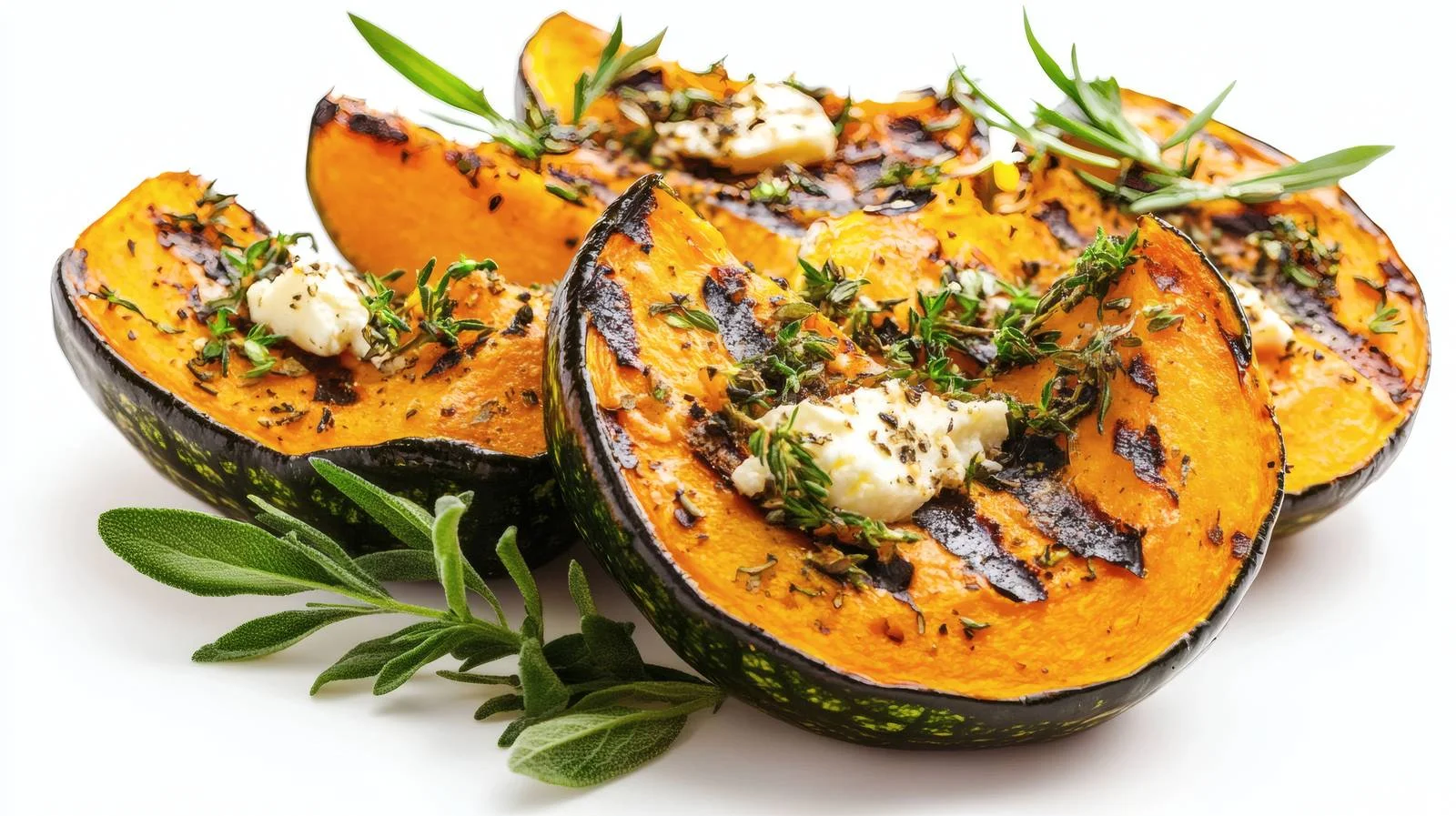 Savory Grilled Pumpkin and Herbed Cheese — free download from Dotvec