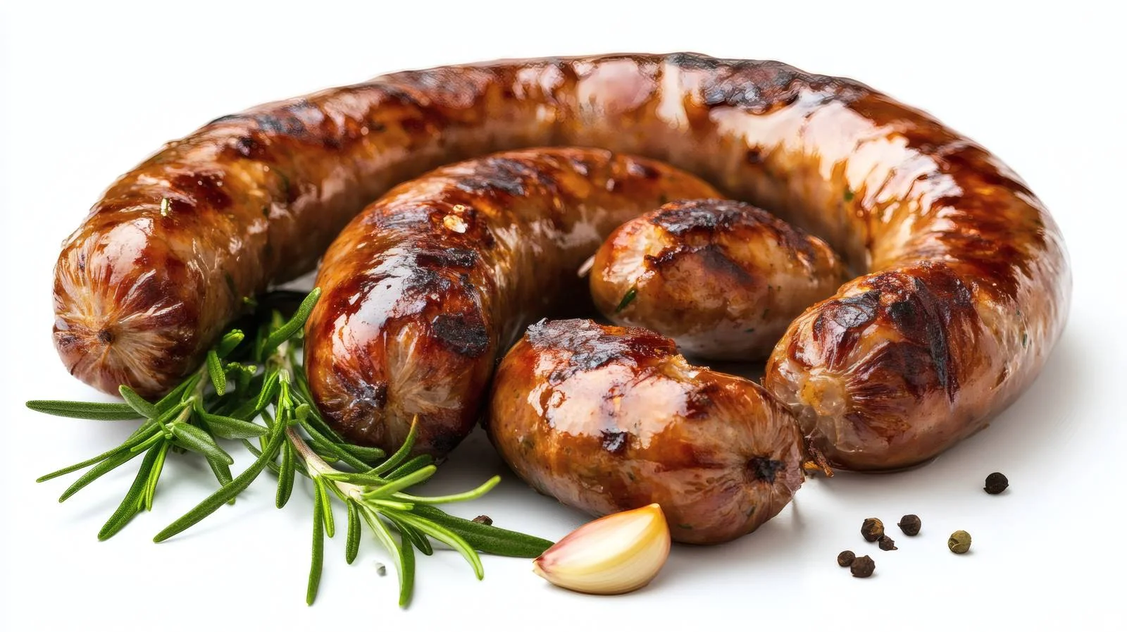 Succulent Grilled Sausages with Garlic and Rosemary — free download from Dotvec