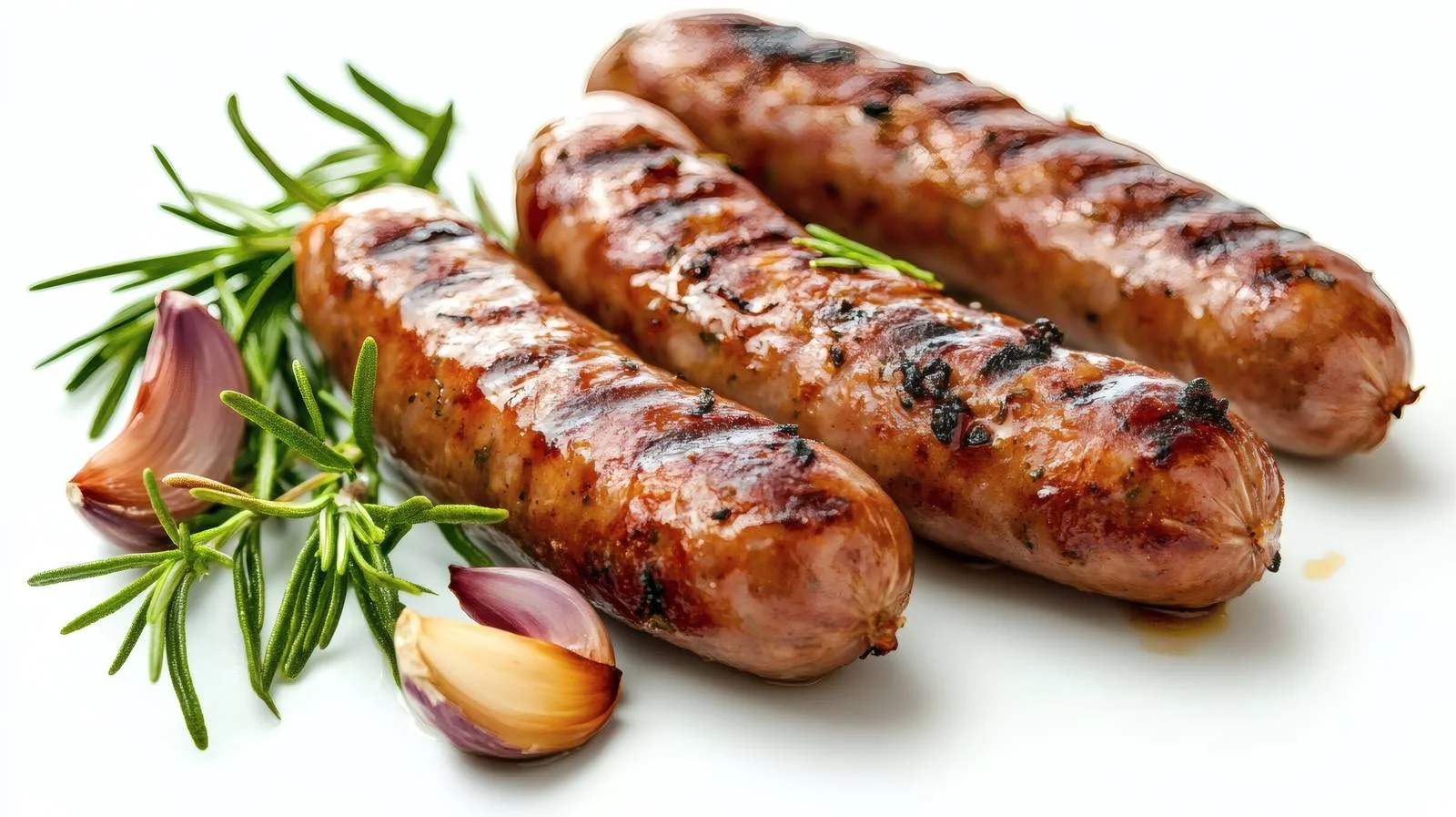 Succulent Grilled Sausages with Fresh Herbs — free download from Dotvec