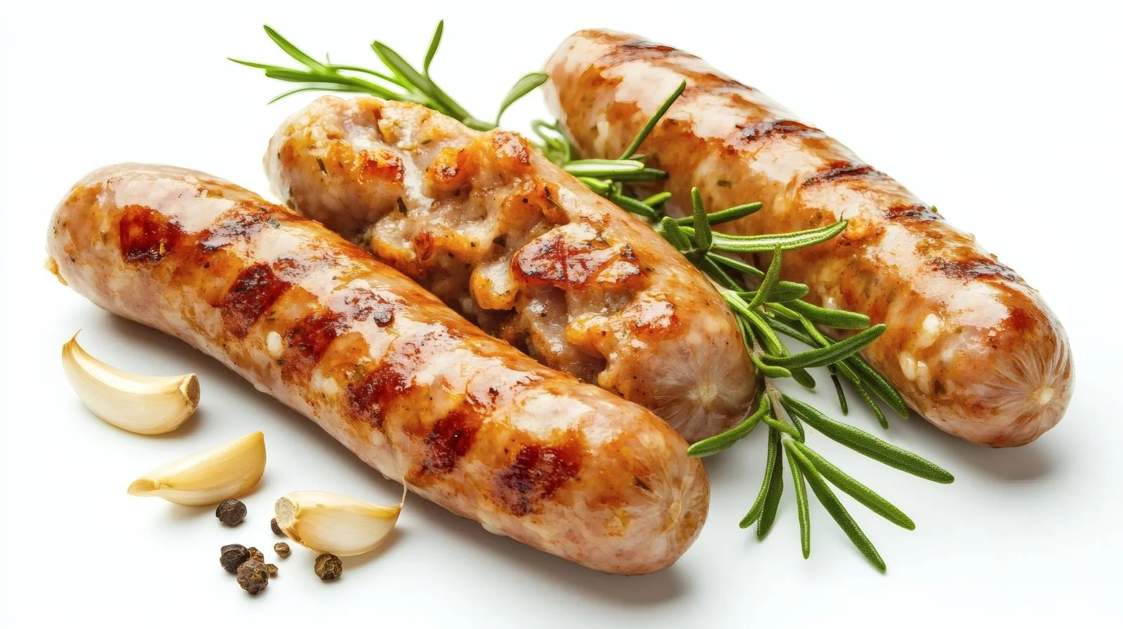 Savory Grilled Sausages with Garlic — free download from Dotvec