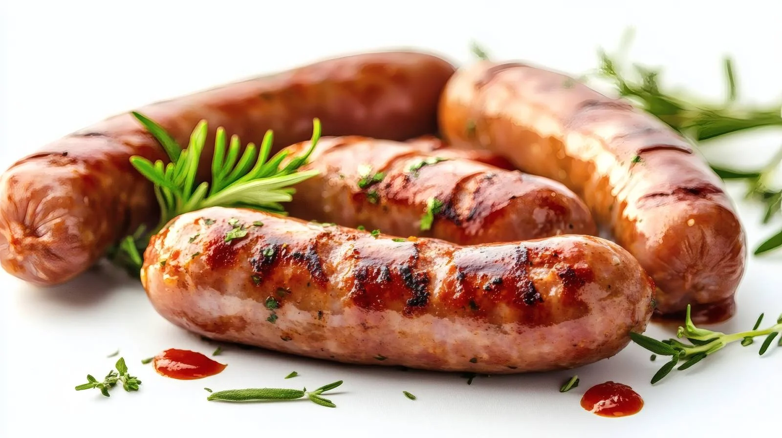 Savory Grilled Sausages with Herbs — free download from Dotvec