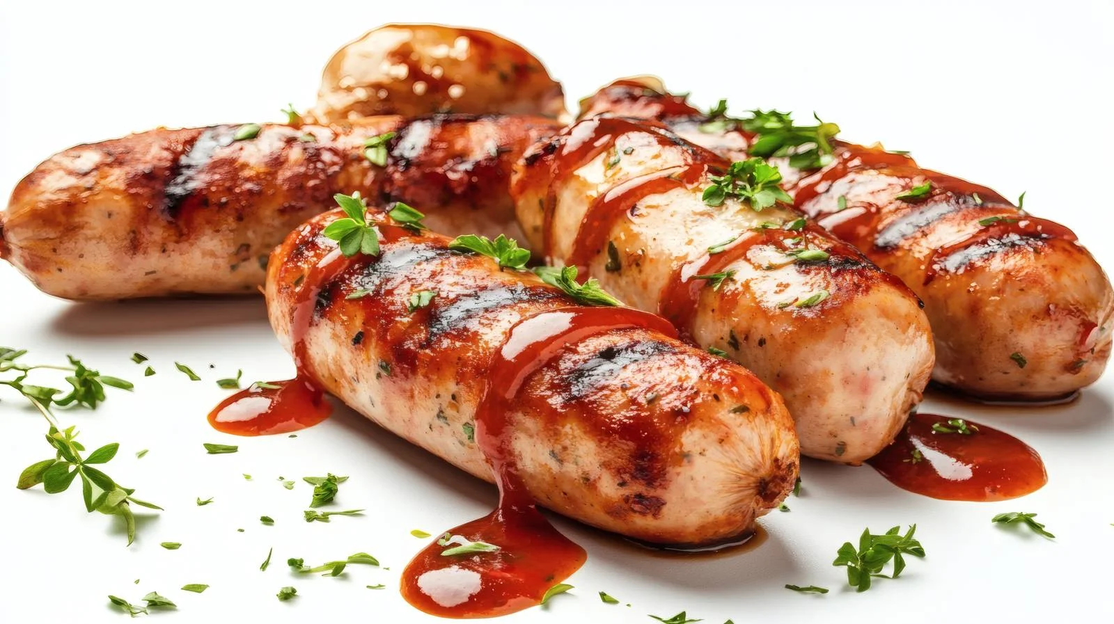 Savory Grilled Sausages with Herbs — free download from Dotvec