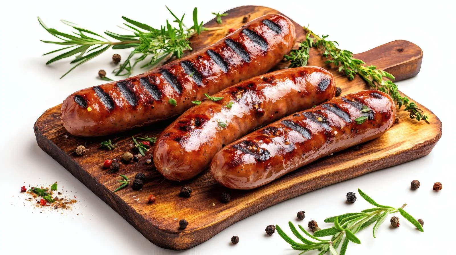Savory Grilled Sausages with Herbs — free download from Dotvec