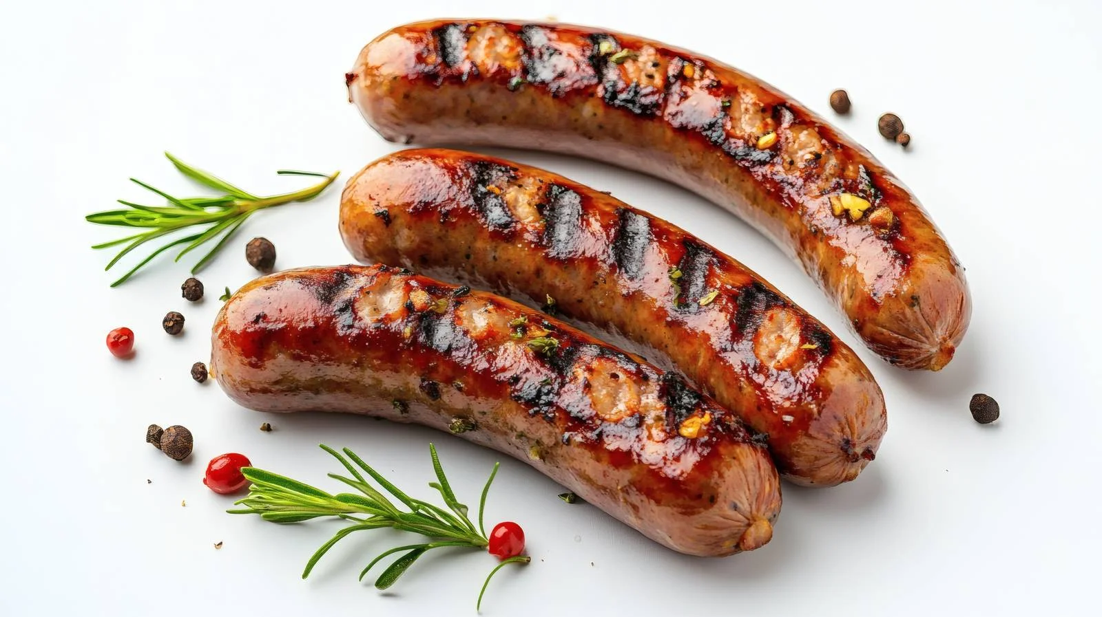 Savory Grilled Sausages with Spices and Herbs — free download from Dotvec